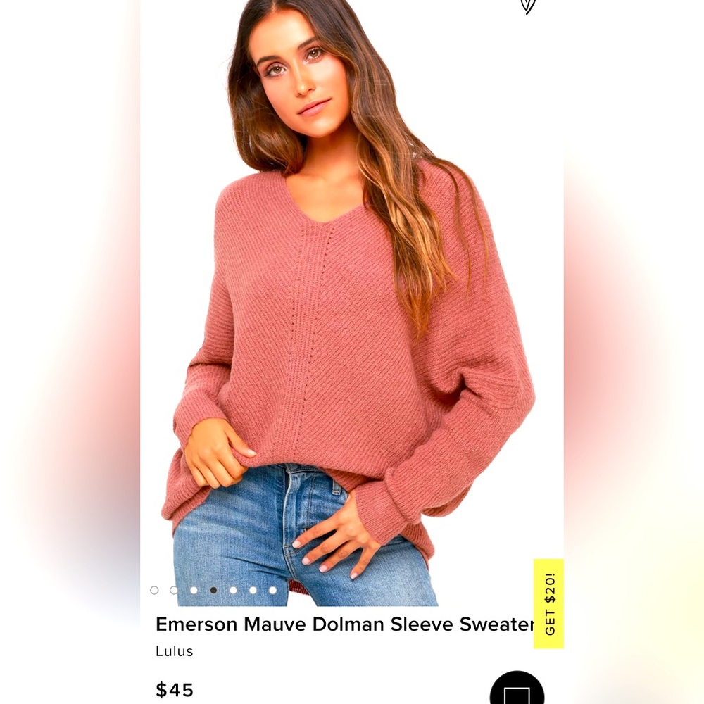 Lulu’s mauve sweater